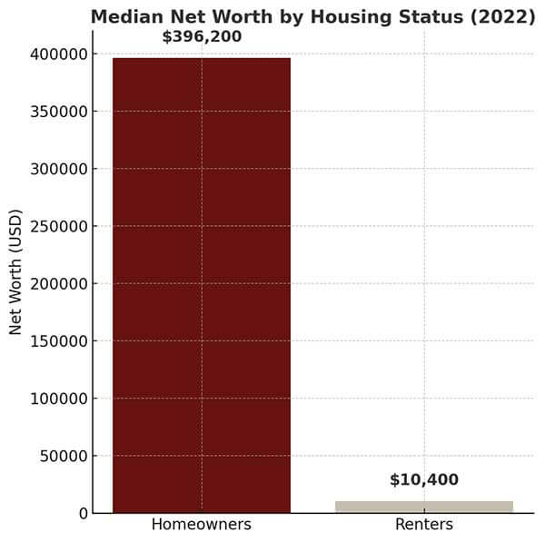 graph of median net worth