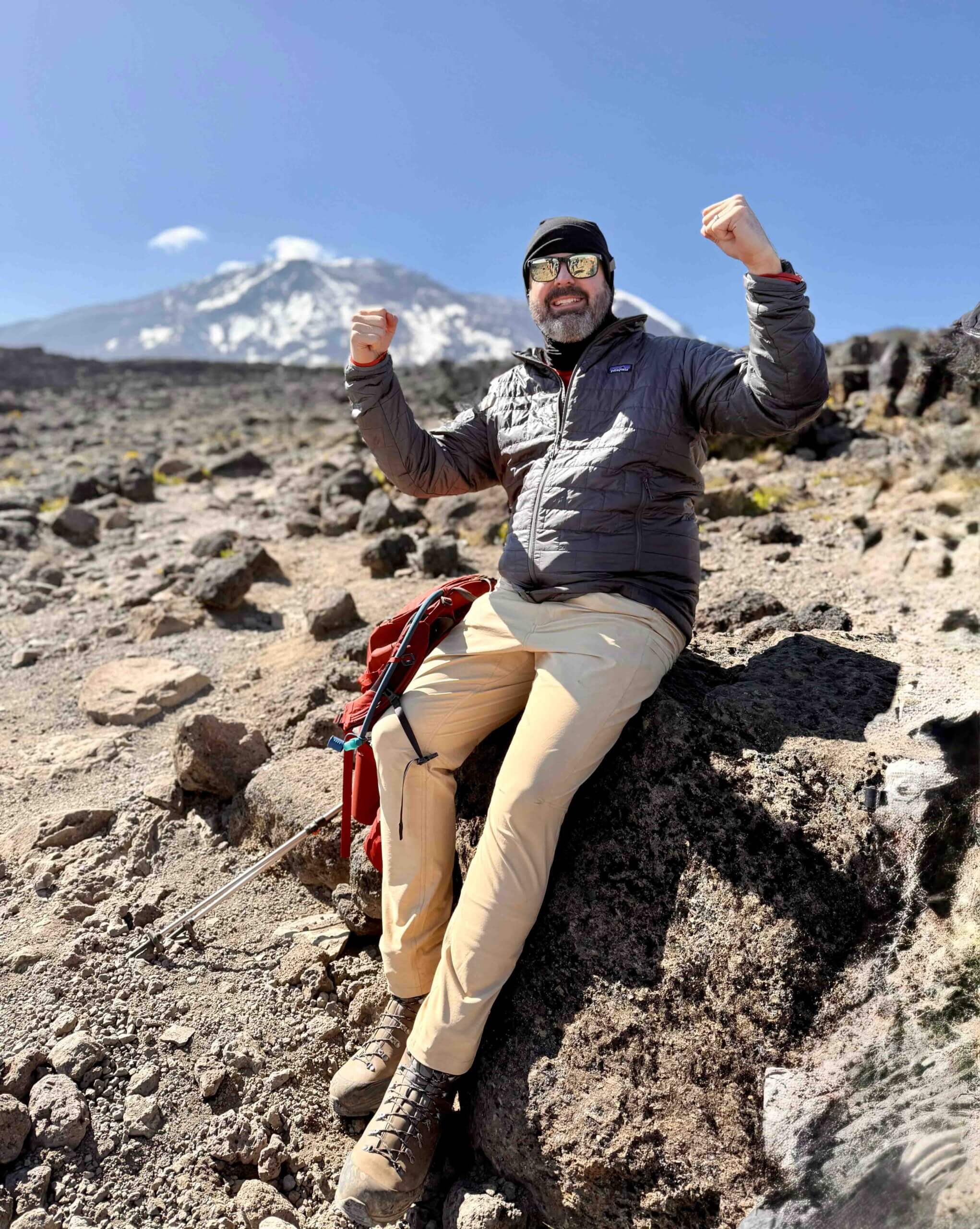 2 Days into the Climb and Kilimanjaro still looks a huge and far